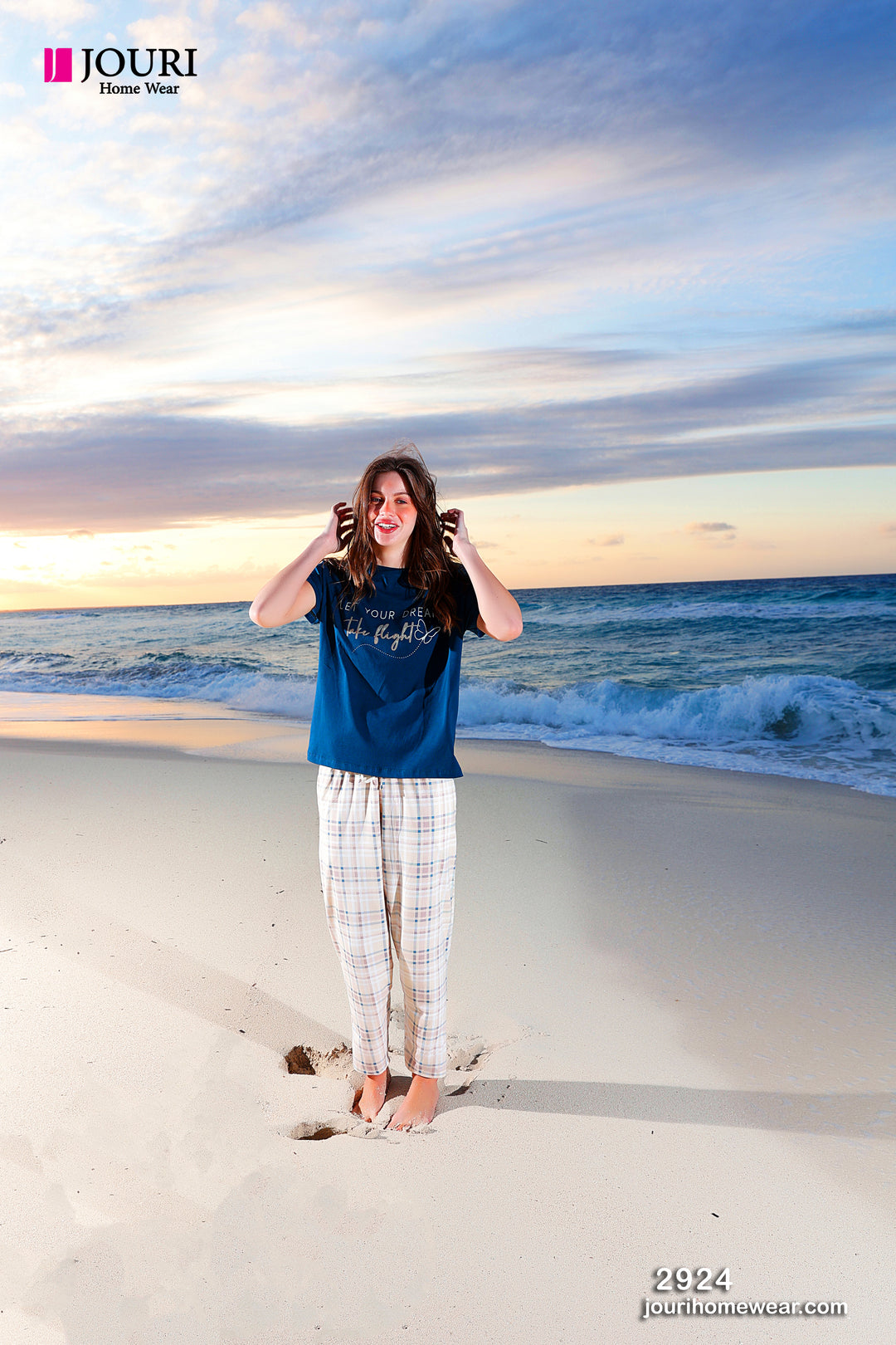 Women's half-sleeve butterfly pajamas