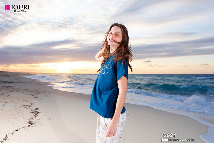 Women's half-sleeve butterfly pajamas