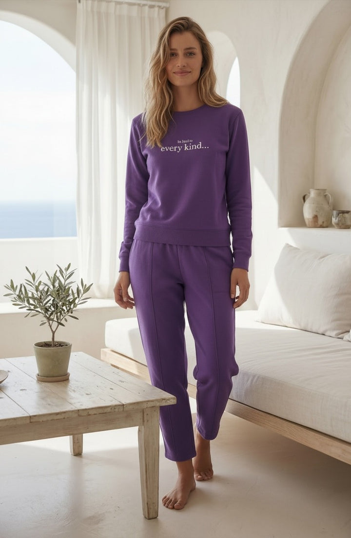 Jouri Purple Relaxed Lounge Set / 2813
