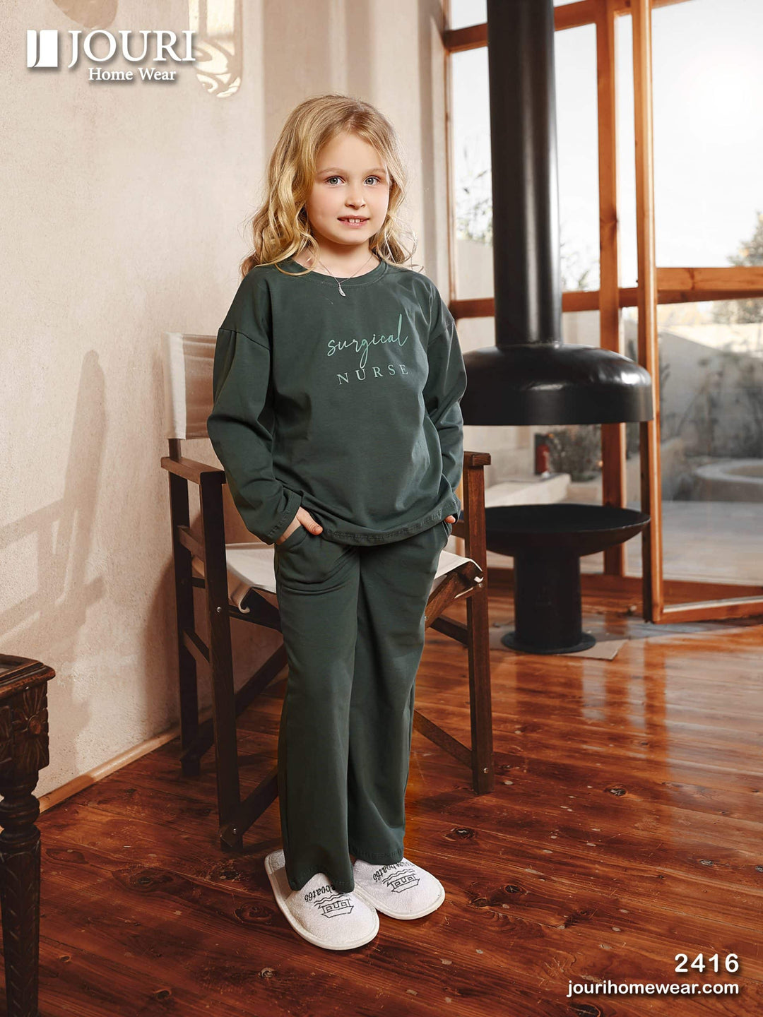 “NURSE” Women’s Pajamas with Girls’ Sleeves