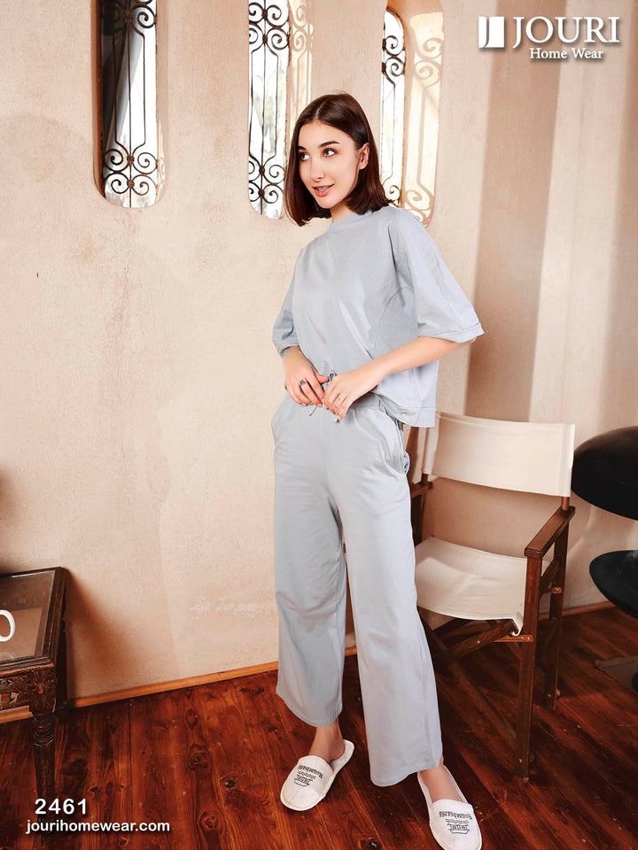 Women's half-sleeve pajamas with belt