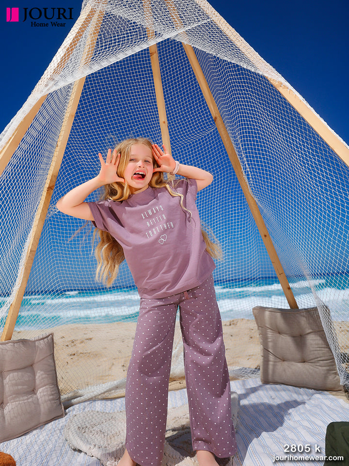 "Always better together" half-sleeve pajamas Kids
