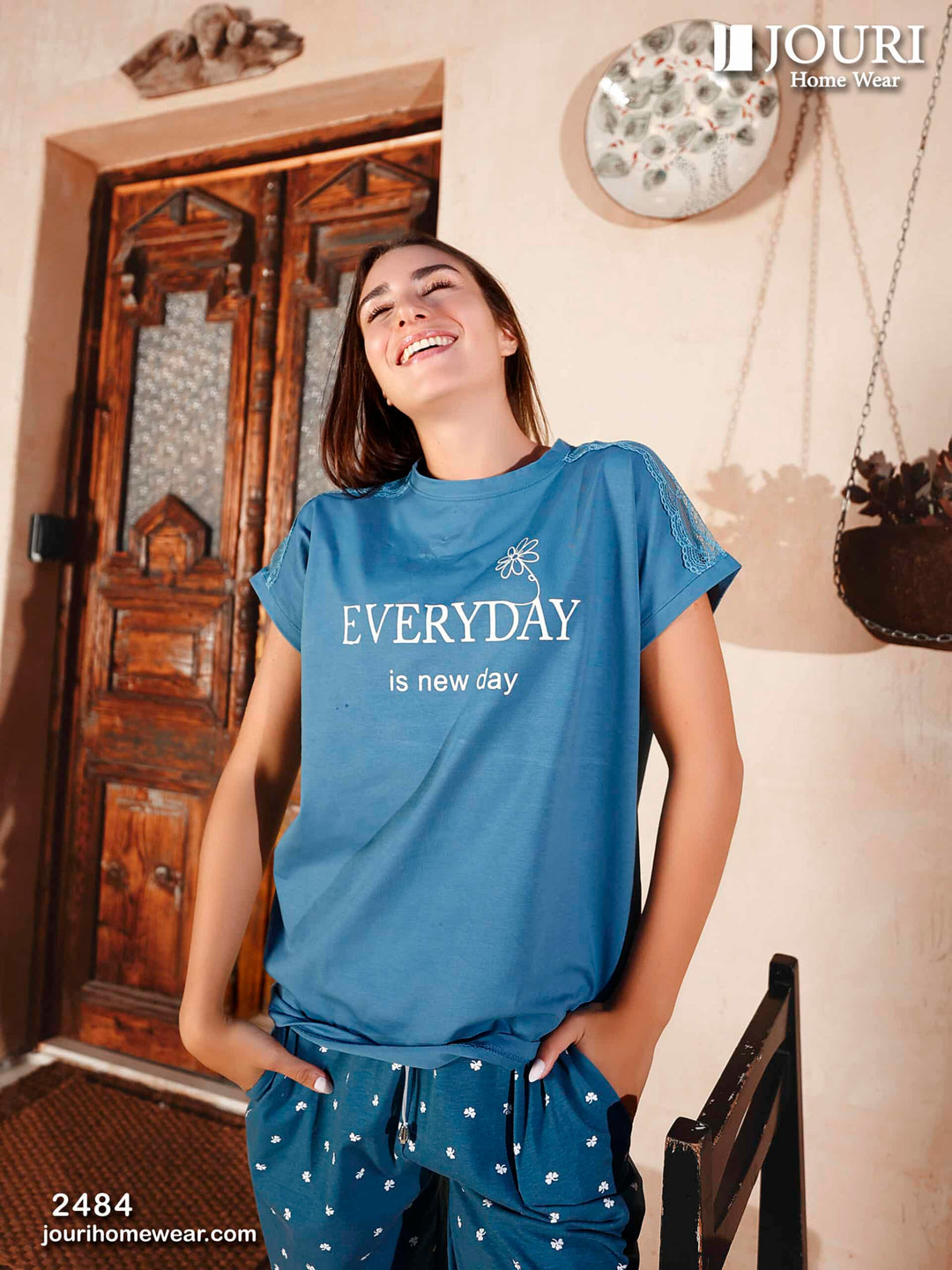 "EVREYDAY"Women's half sleeve pajamas