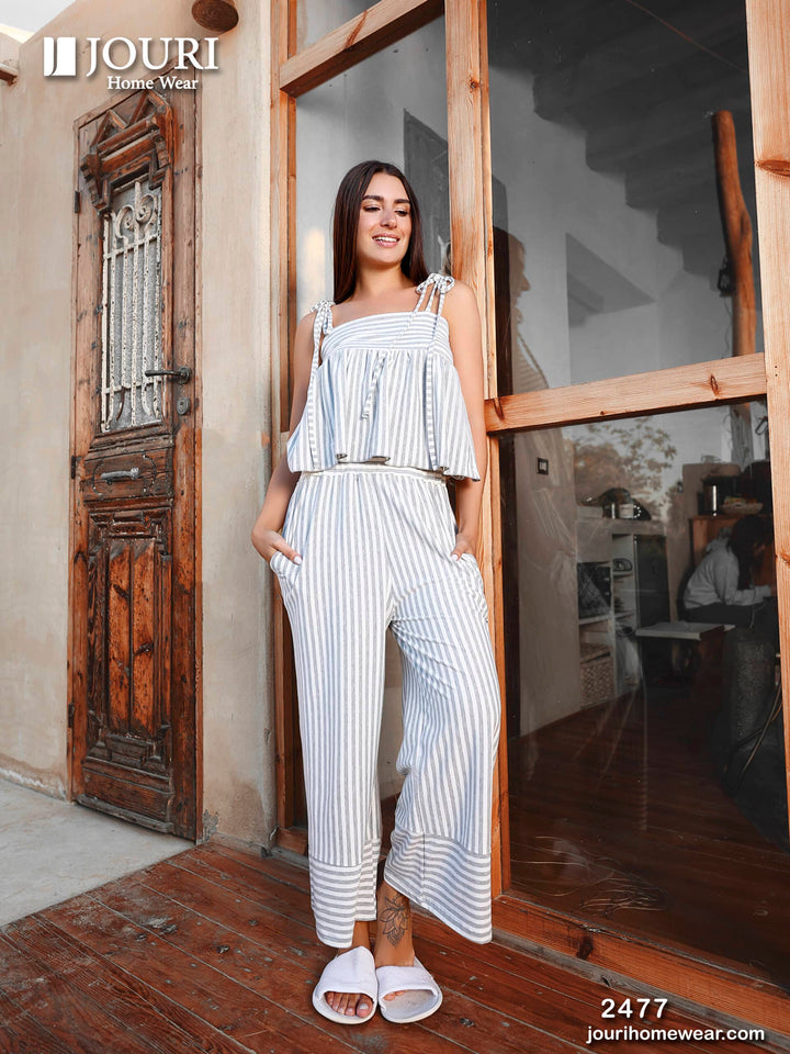 Women's striped pajamas