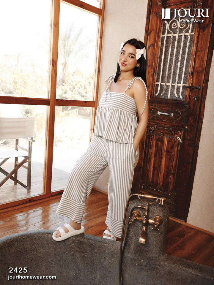 Women's striped pajamas