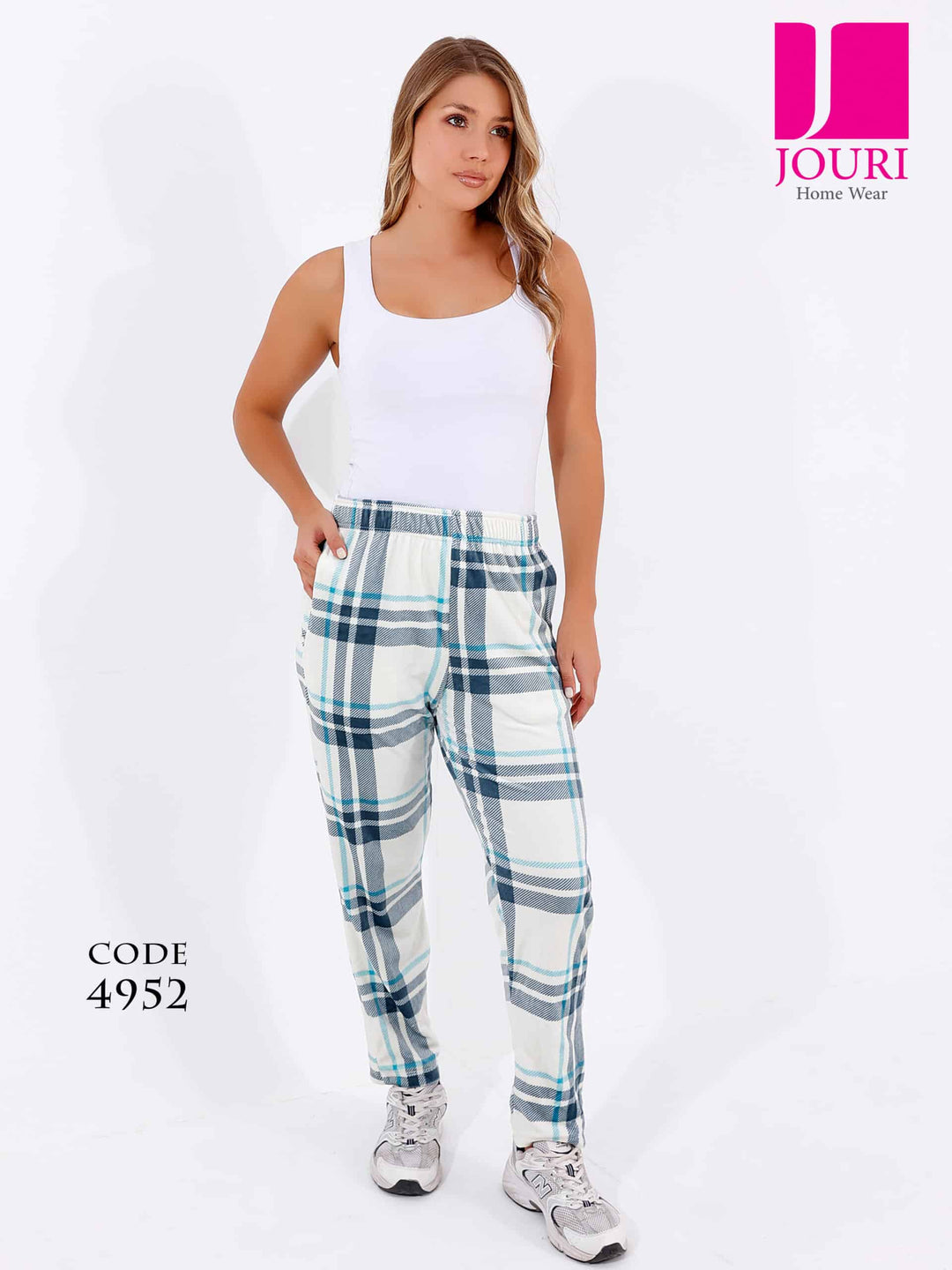 Velvet lined sweatpants 4952