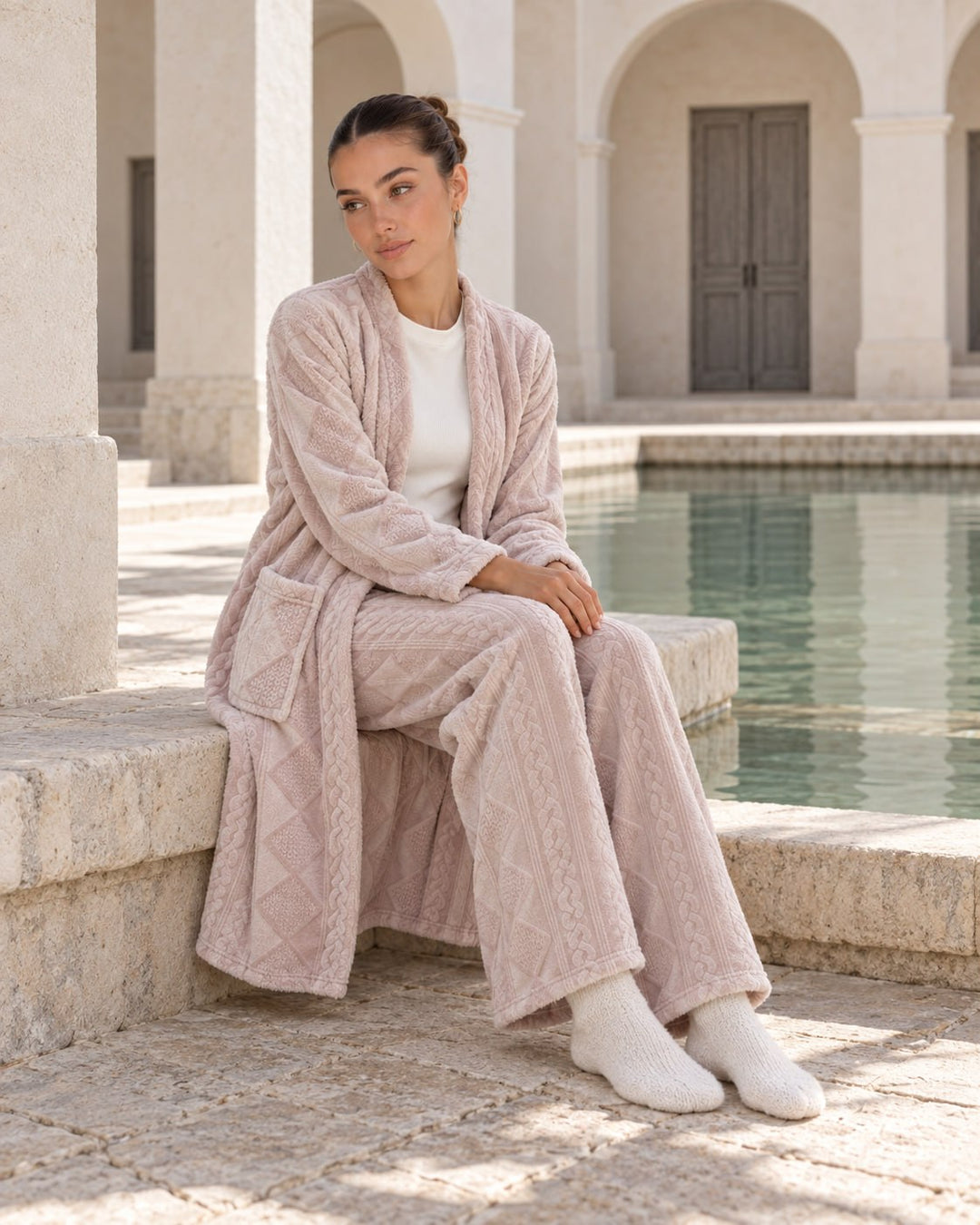 JOURI Women's Long-Sleeve Pajama Set - 9027