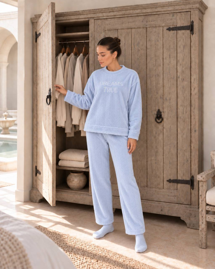 JOURI Dreams Come True Pajama Set - 9064, Light Blue