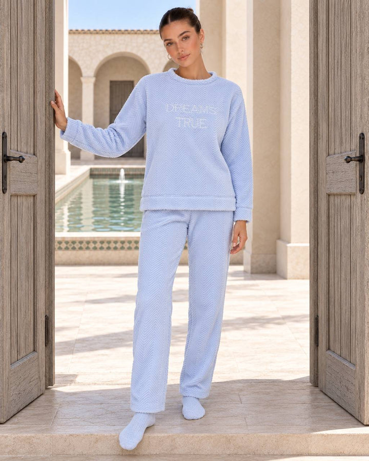 JOURI Dreams Come True Pajama Set - 9064, Light Blue