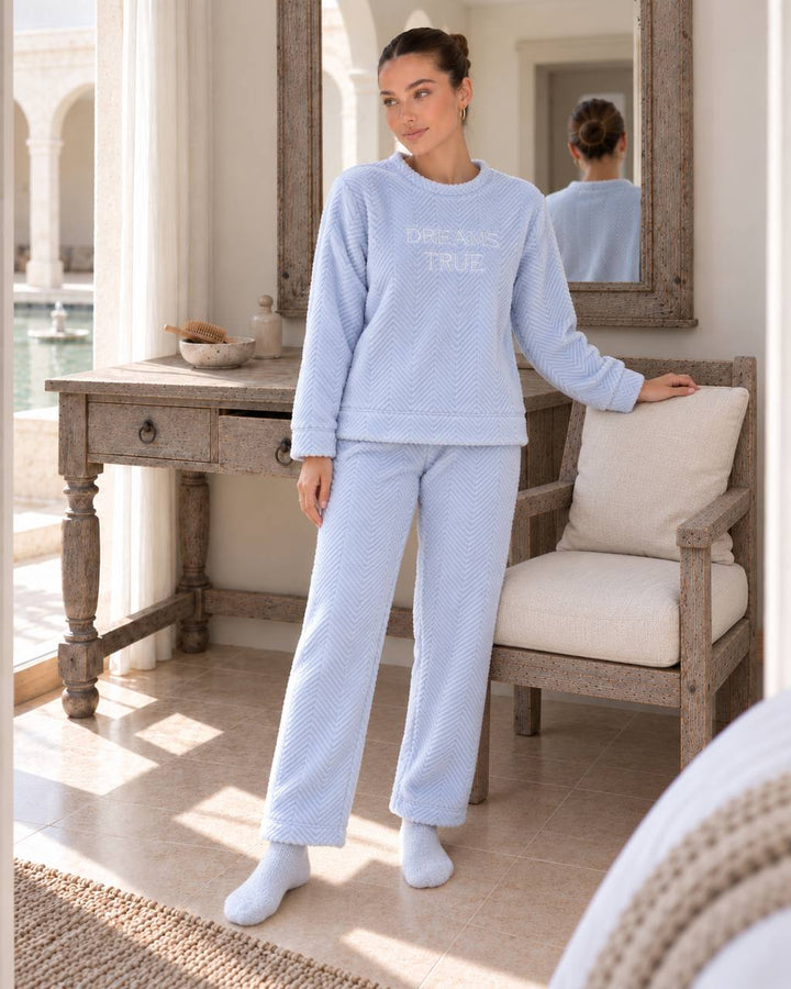 JOURI Dreams Come True Pajama Set - 9064, Light Blue