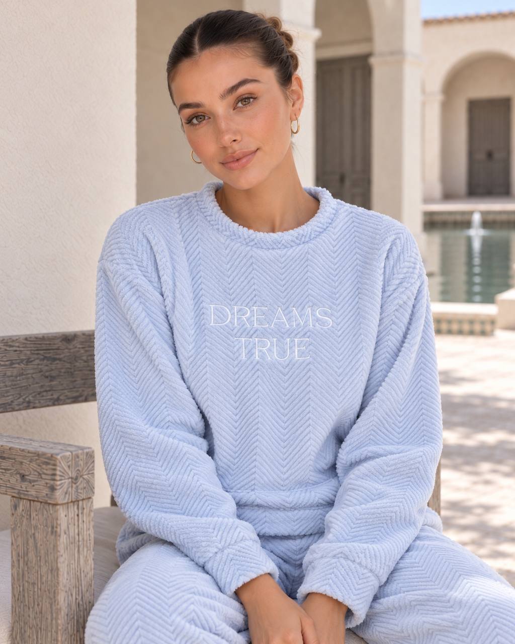 JOURI Dreams Come True Pajama Set - 9064, Light Blue