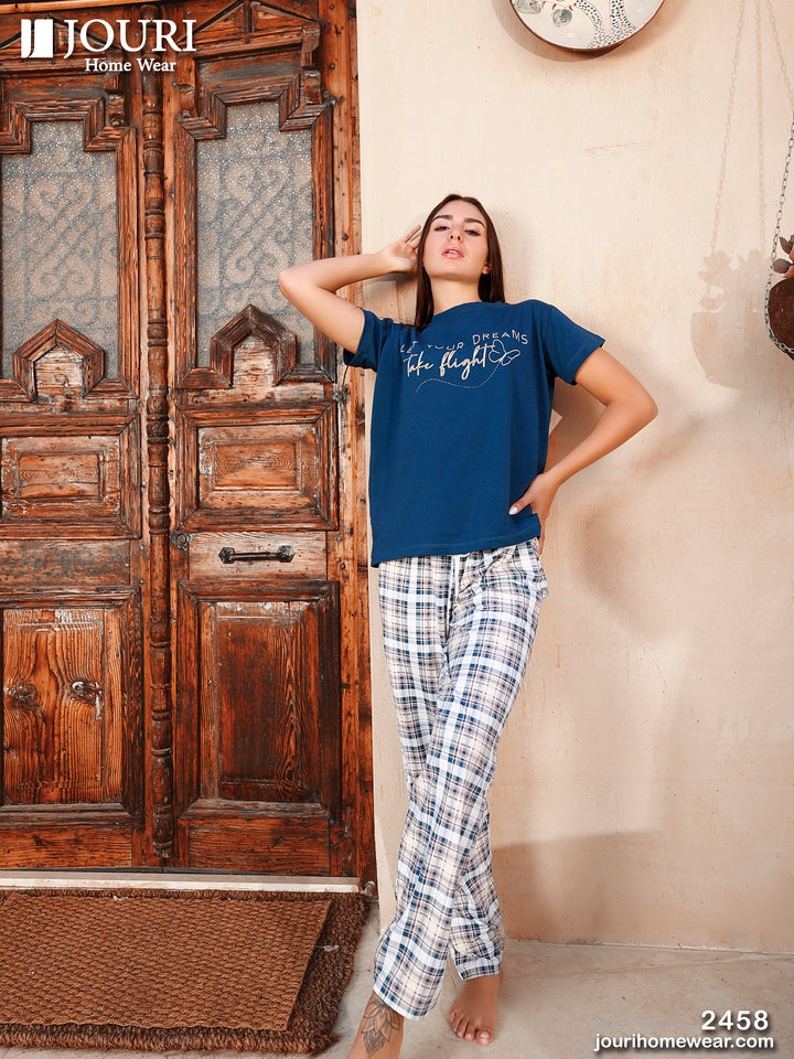 Women's half-sleeve butterfly pajamas