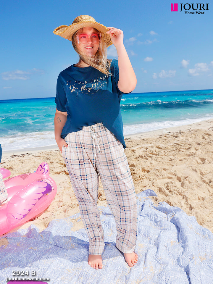 Butterfly blued pajamas Special Size