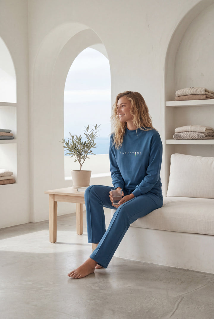 Jouri Blue Relaxed Lounge Set / 2803