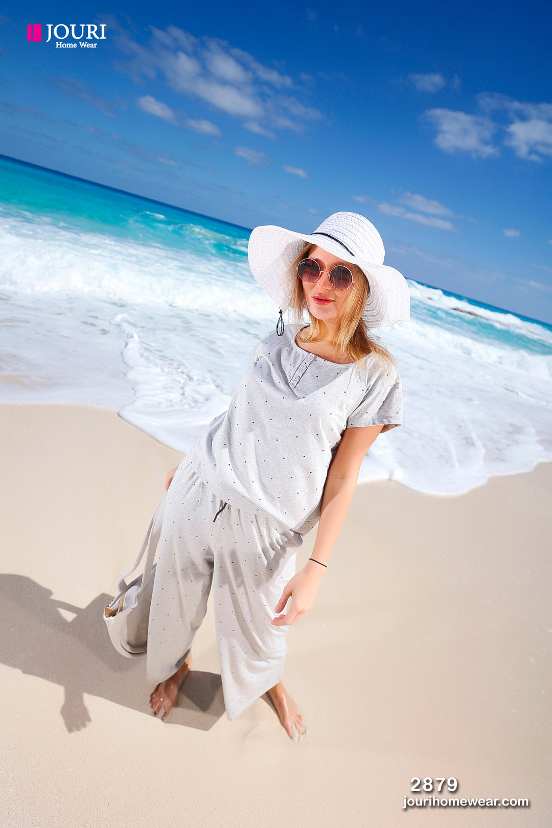 Women's half-sleeve Heart pajamas