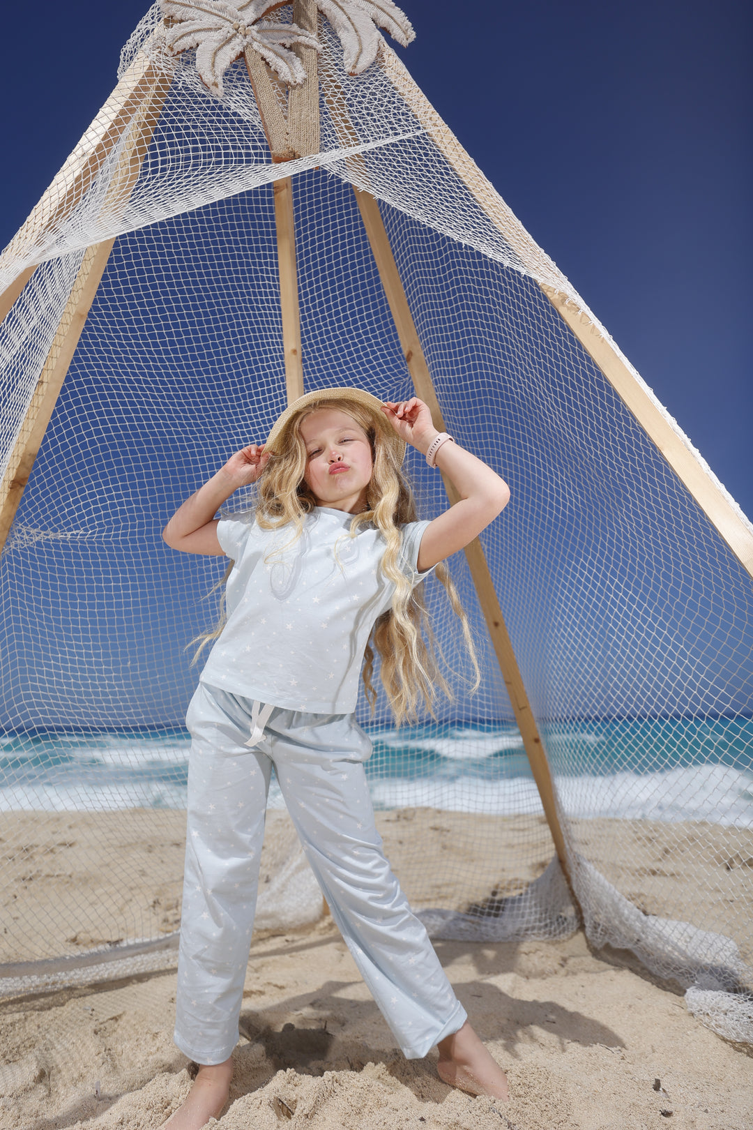 Stars half-sleeve pajamas Kids
