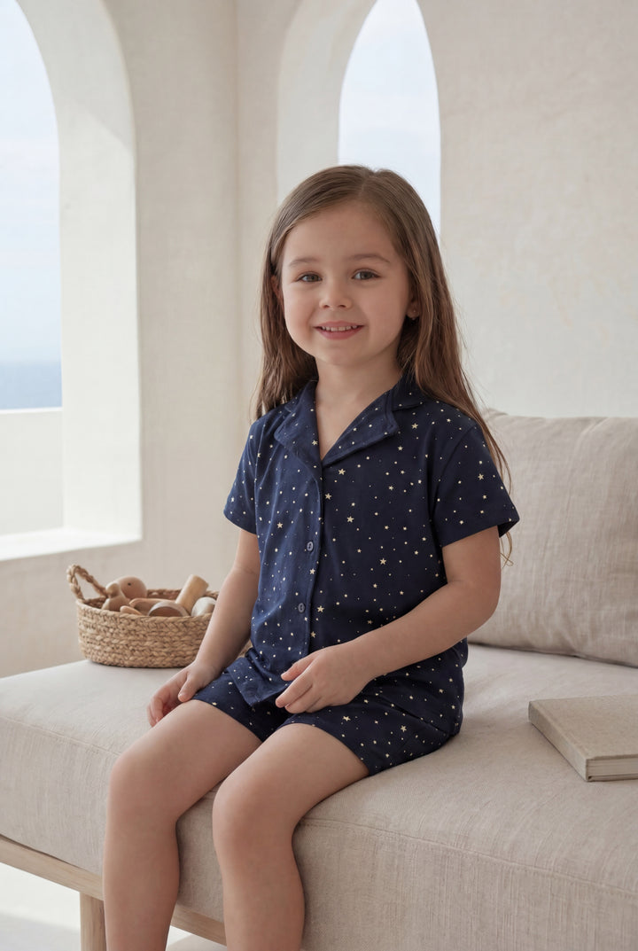 Girls' Stars Pajama Shorts - Comfort and Style for Everyday