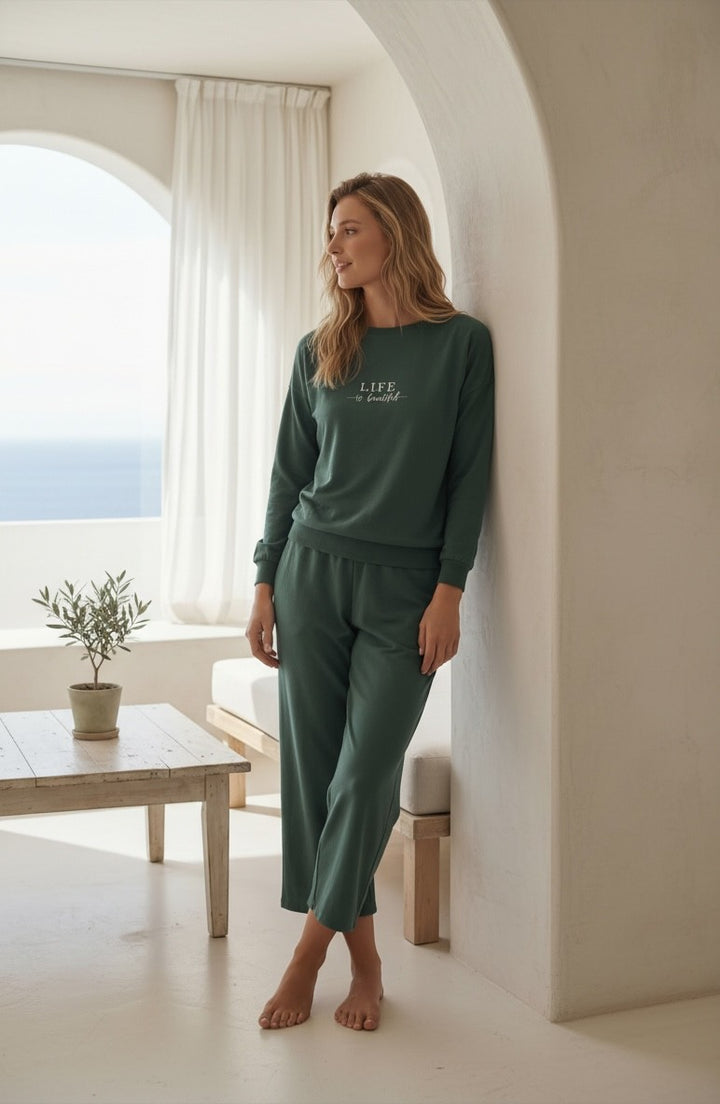 Jouri Green Relaxed Lounge Set / 2817