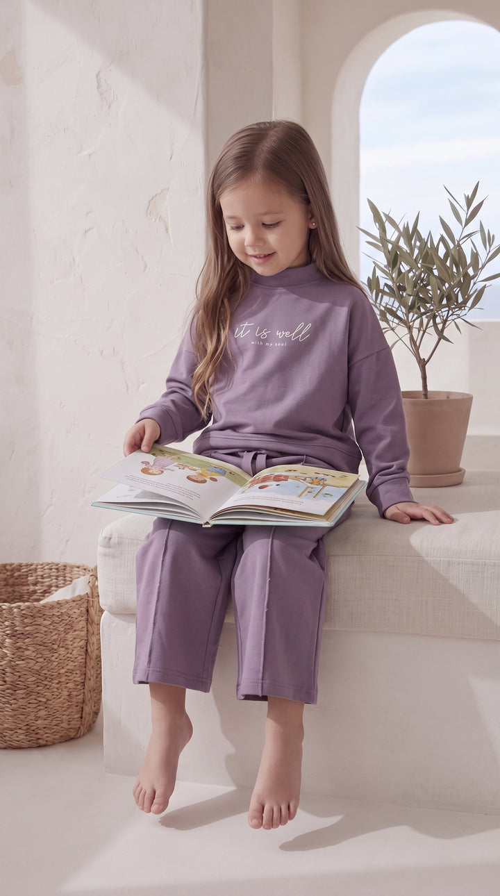 Kids’ Purple Pajama Set 2804 k