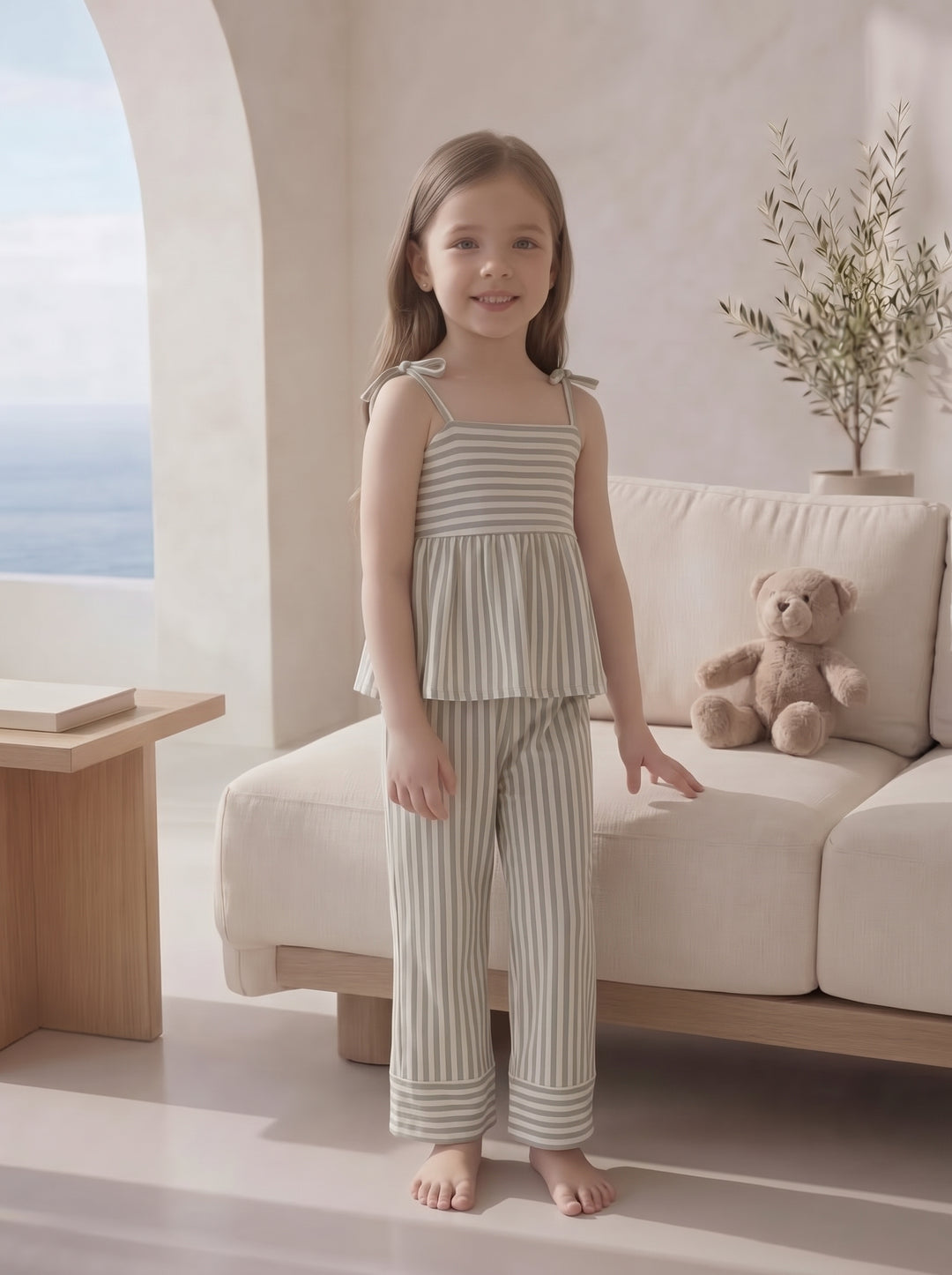 Kids Striped Pajama Set 2880 k