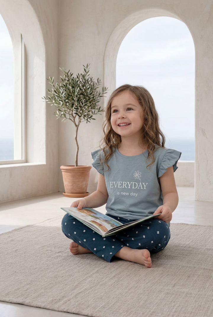 "EVERY DAY" Girls' pajamas, half sleeves