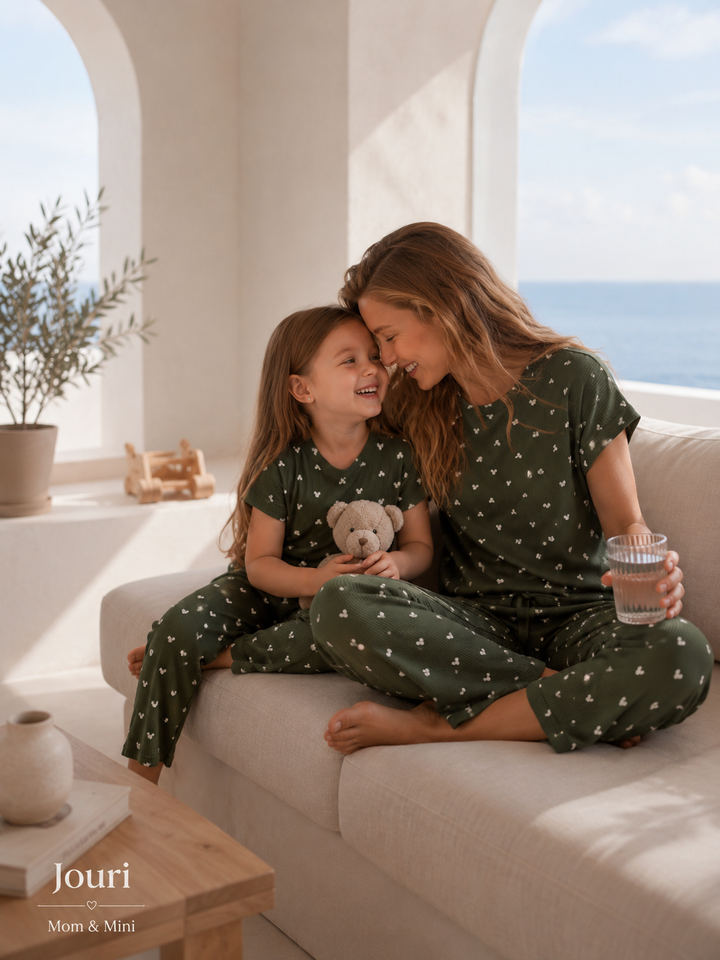 Jouri Kids Mickey Print Pajama Set