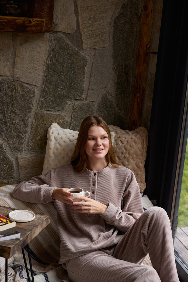 Soft Winter Loungewear Set – Warm &amp; Cozy Comfort | 6001