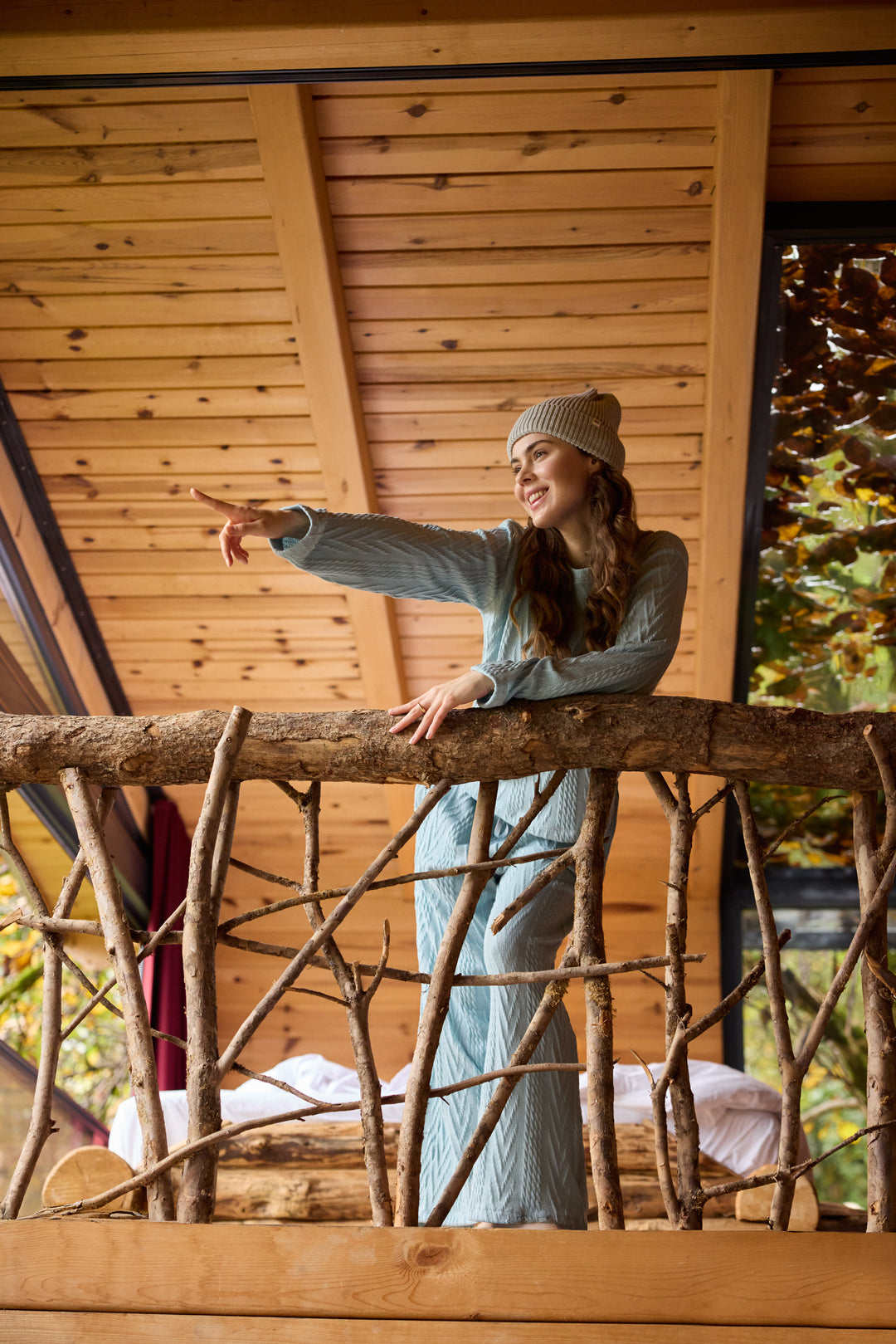 Textured Winter Loungewear Set – Soft &amp; Cozy Comfort | 6005