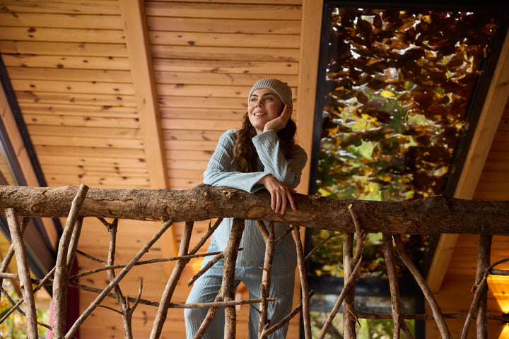 Textured Winter Loungewear Set – Soft &amp; Cozy Comfort | 6005