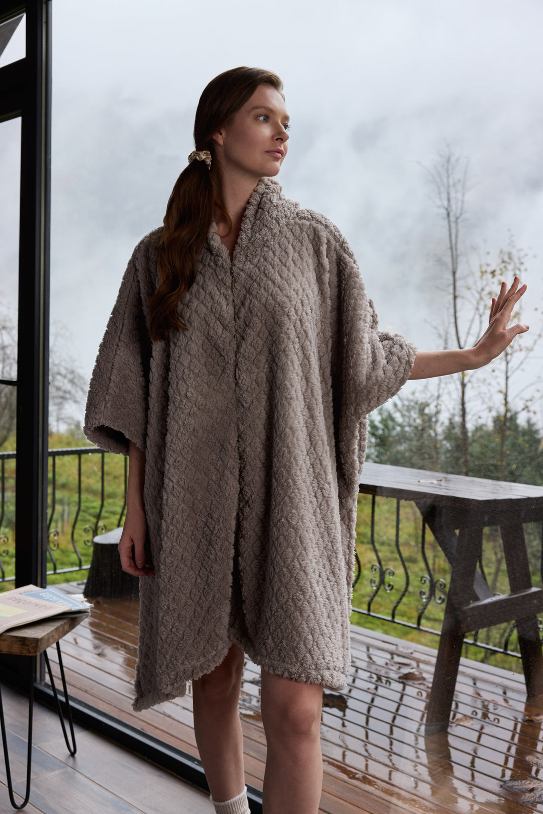 Wearable Winter Blanket – Ultra-Soft Cozy Poncho | 6006