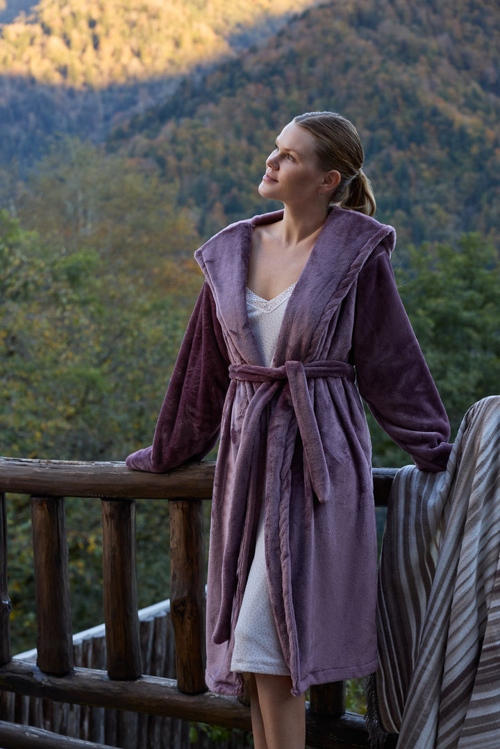 Jouri Soft Plush Bathrobe – Cozy Luxury Homewear /6067