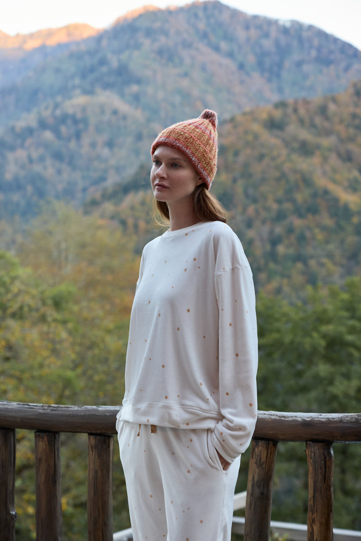 Jouri Printed Cozy Pajama Set – Soft Winter Sleepwear/6071