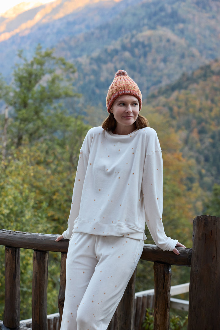 Jouri Printed Cozy Pajama Set – Soft Winter Sleepwear/6071