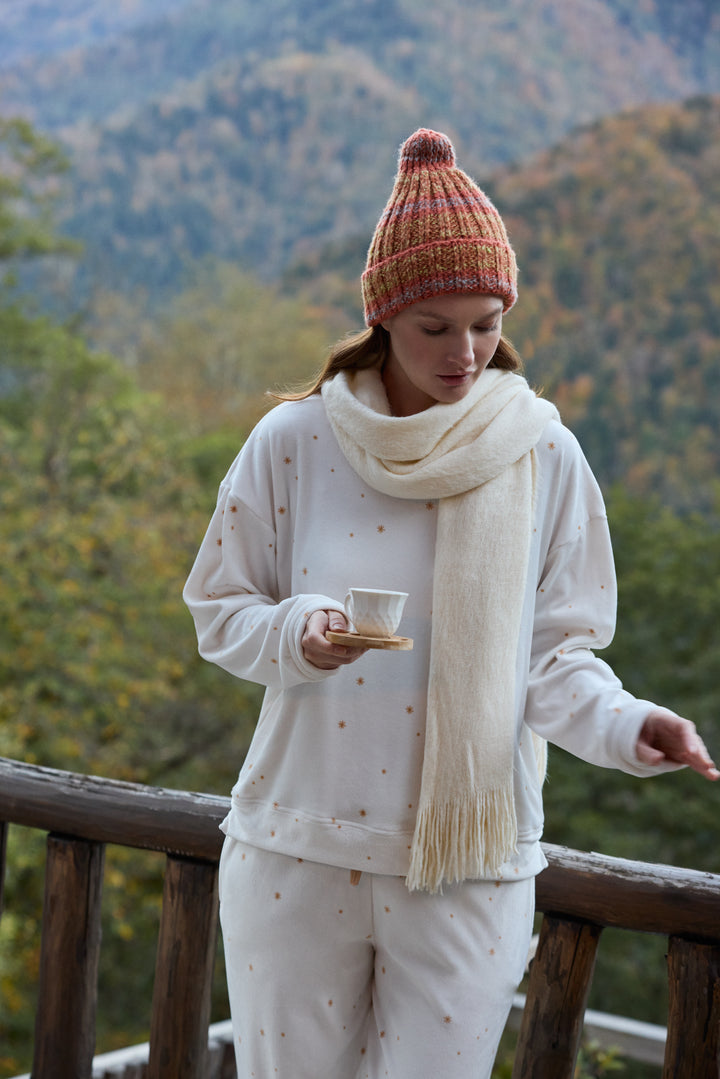 Jouri Printed Cozy Pajama Set – Soft Winter Sleepwear/6071