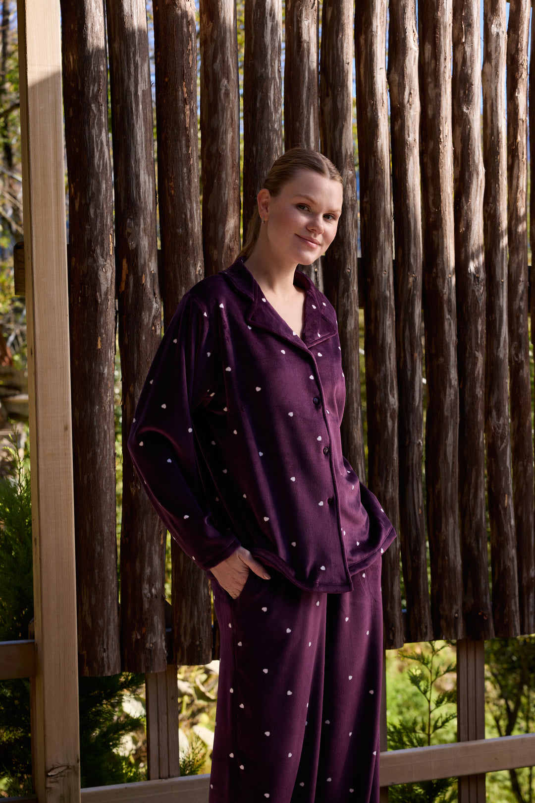 Women’s Printed Pajama Set – Soft, Cozy & Elegant /6091