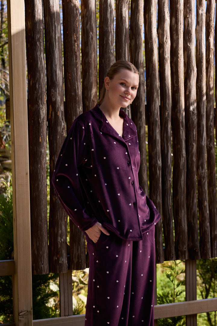 Women’s Printed Pajama Set – Soft, Cozy & Elegant /6091