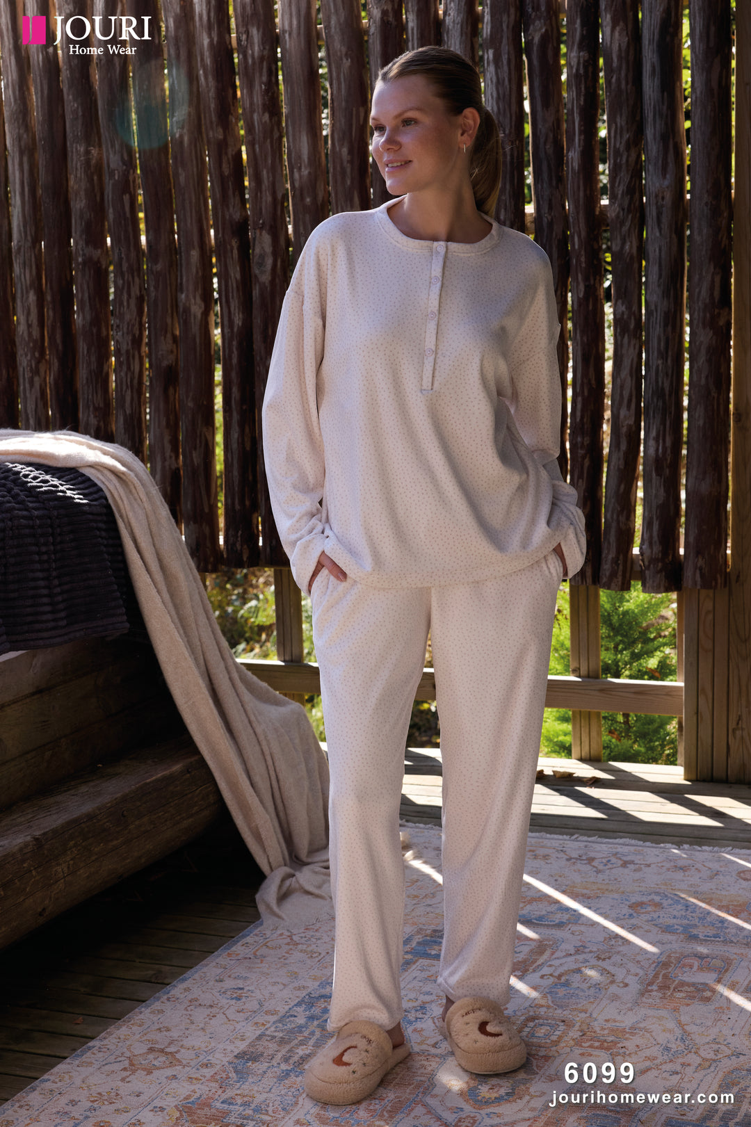 Jouri Soft Winter Pajama Set – Relaxed Cozy Loungewear (6099)