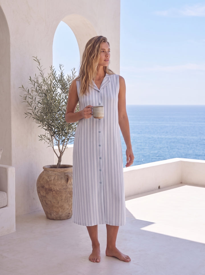 Jouri Women’s Striped Nightdress l 8056