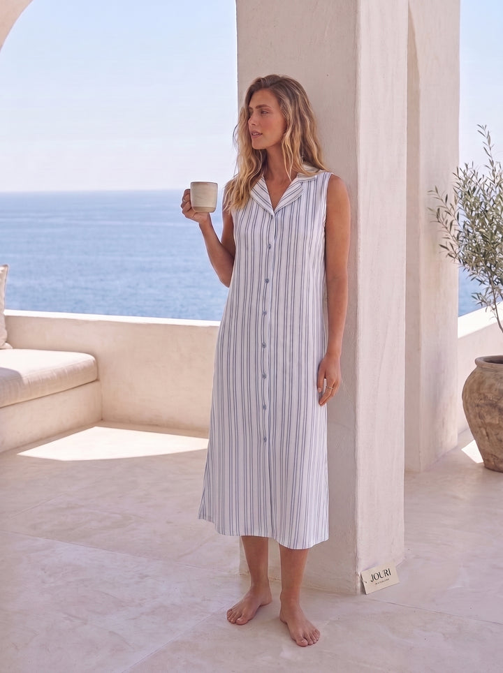 Jouri Women’s Striped Nightdress l 8056