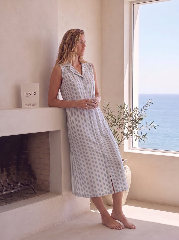 Jouri Women’s Striped Nightdress l 8056