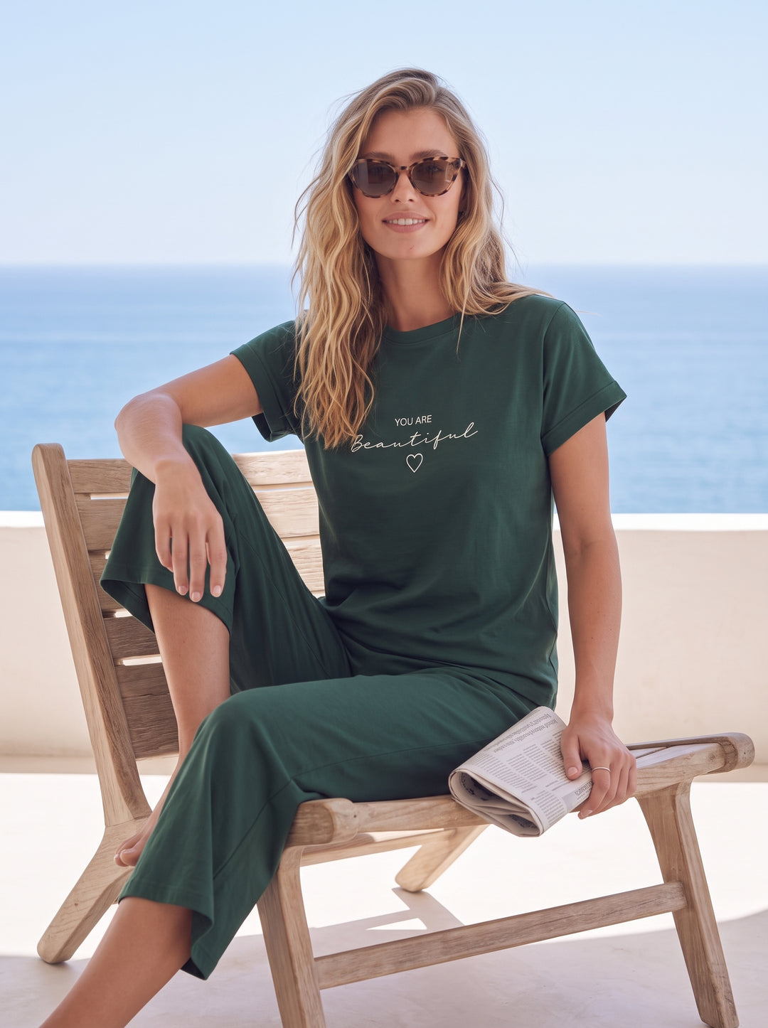 Jouri Women’s Lounge Set – "You Are Beautiful" l 8053