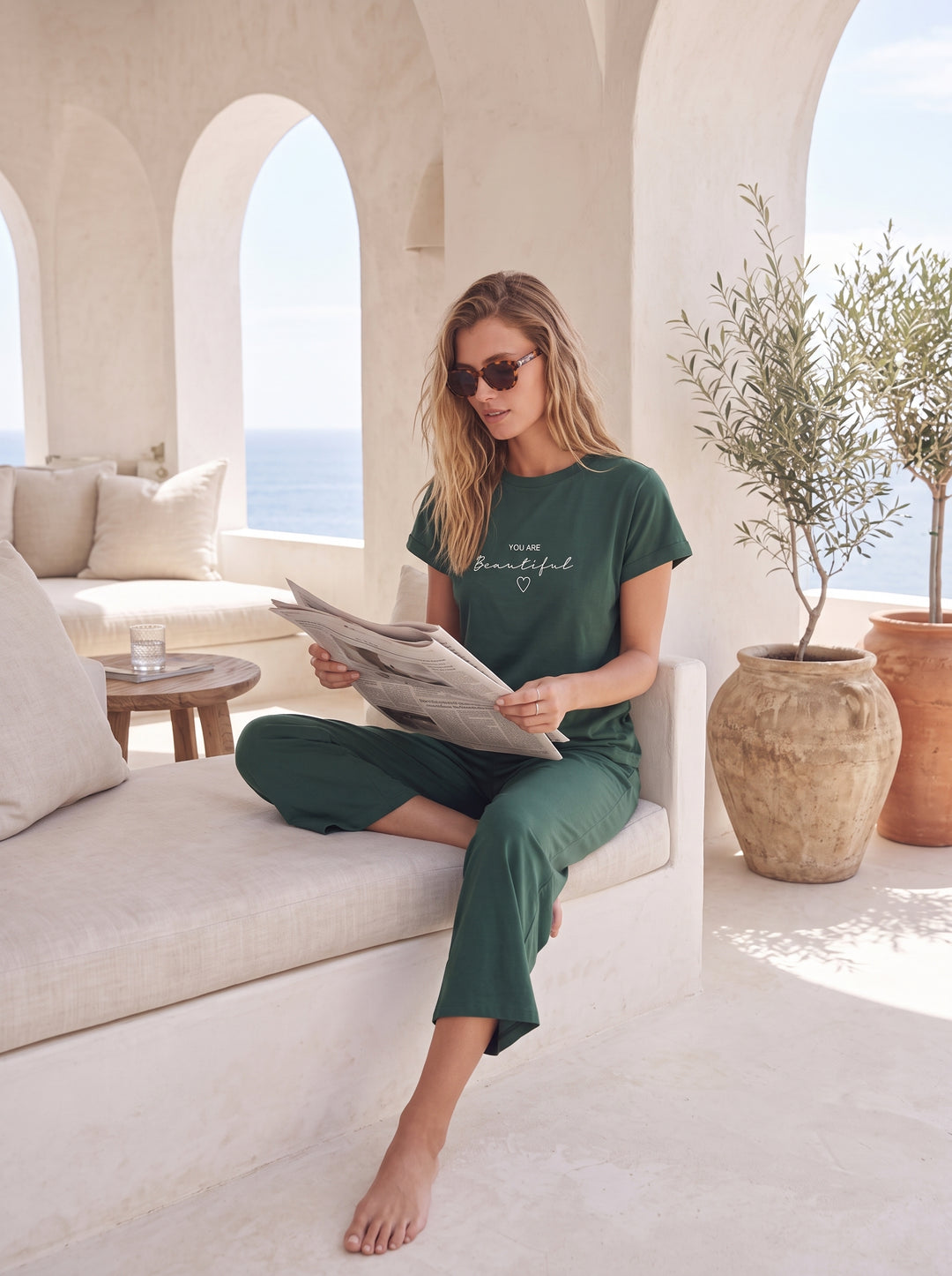 Jouri Women’s Lounge Set – "You Are Beautiful" l 8053
