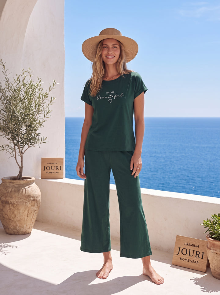 Jouri Women’s Lounge Set – "You Are Beautiful" l 8053