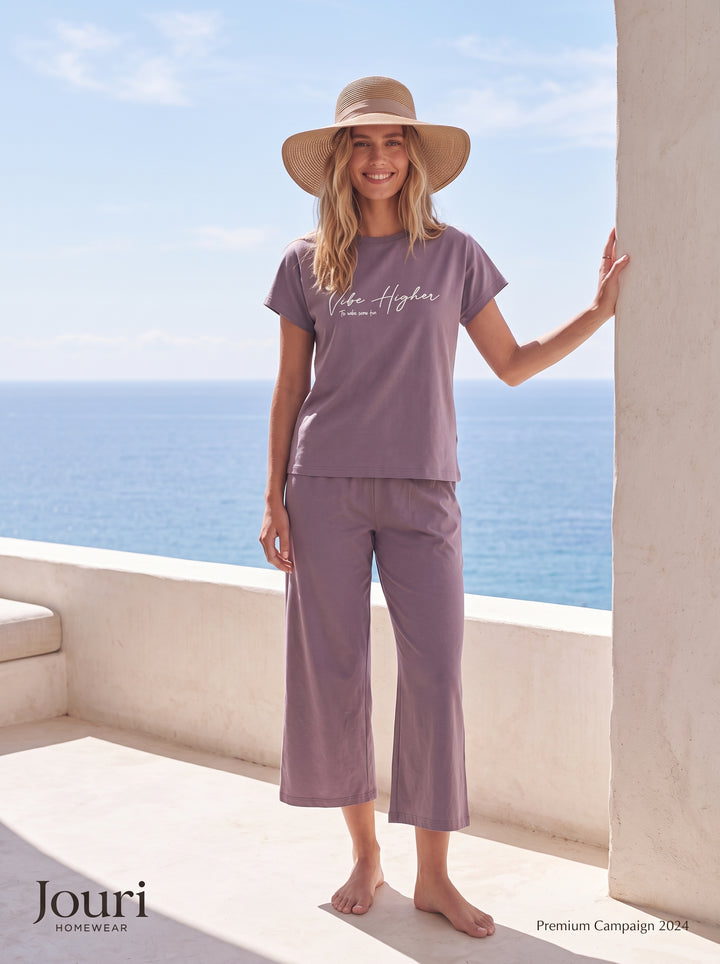 Jouri Women’s Lounge Set – "Vibe Higher" l 8057