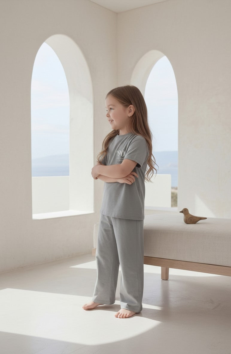 "90s" Girls' pajamas, half sleeves