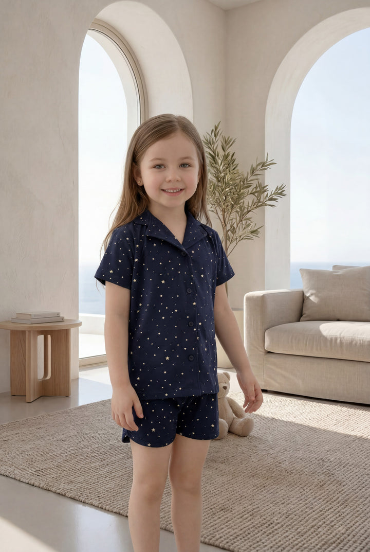 Girls' Stars Pajama Shorts - Comfort and Style for Everyday