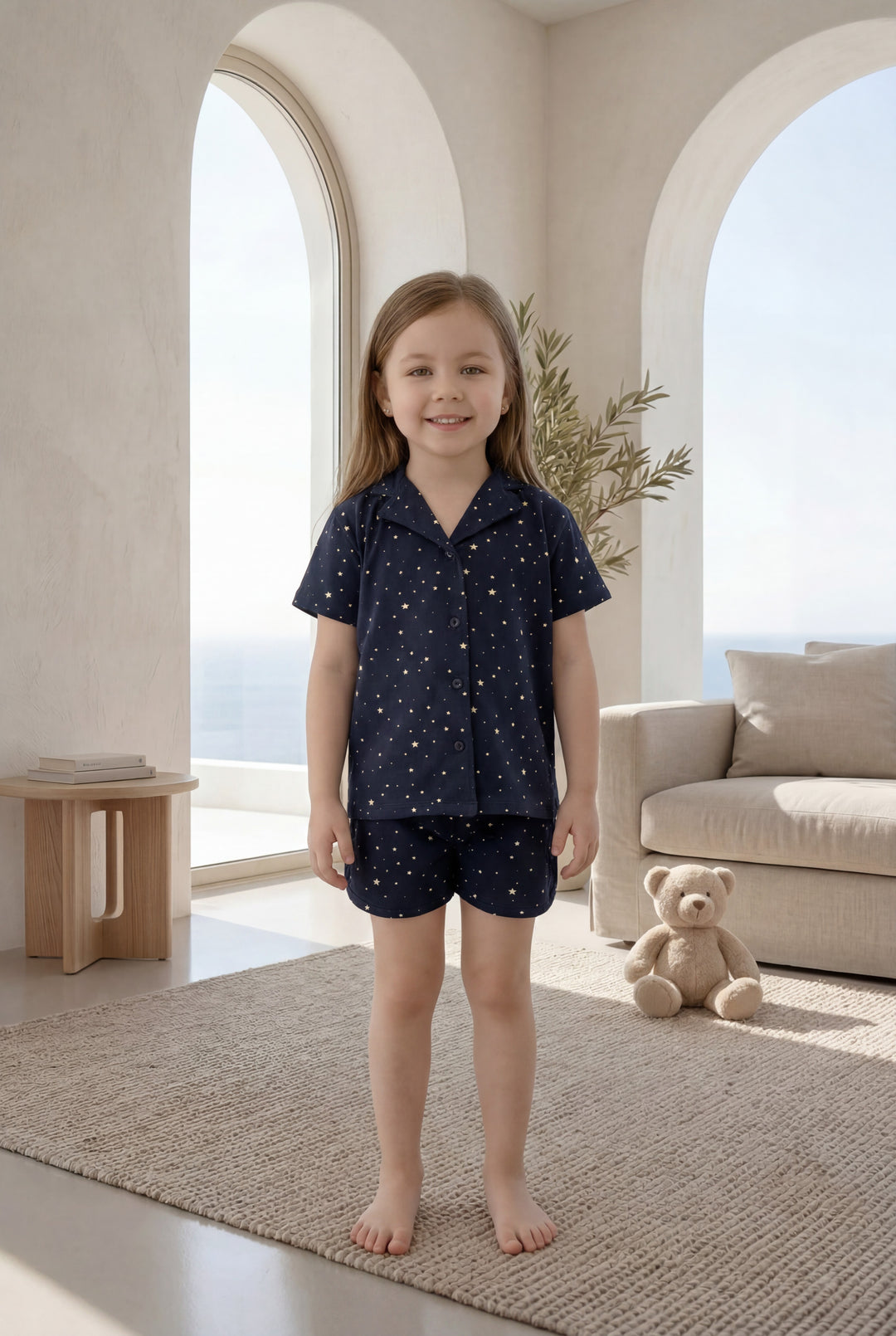 Girls' Stars Pajama Shorts - Comfort and Style for Everyday