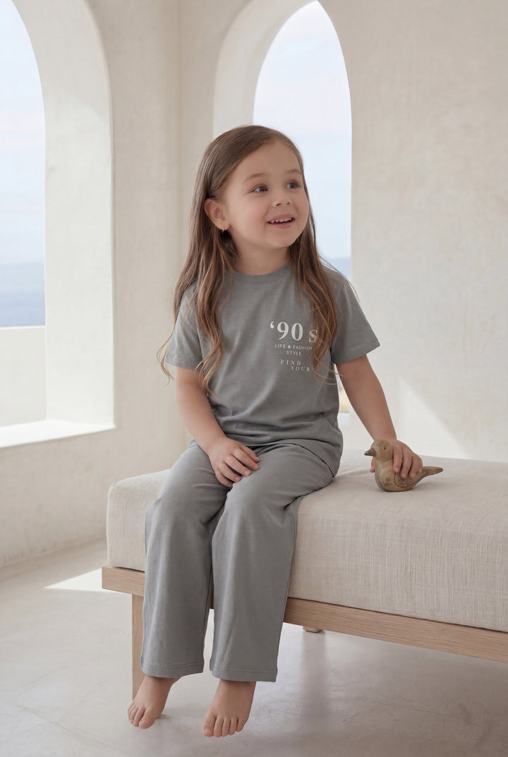 "90s" Girls' pajamas, half sleeves