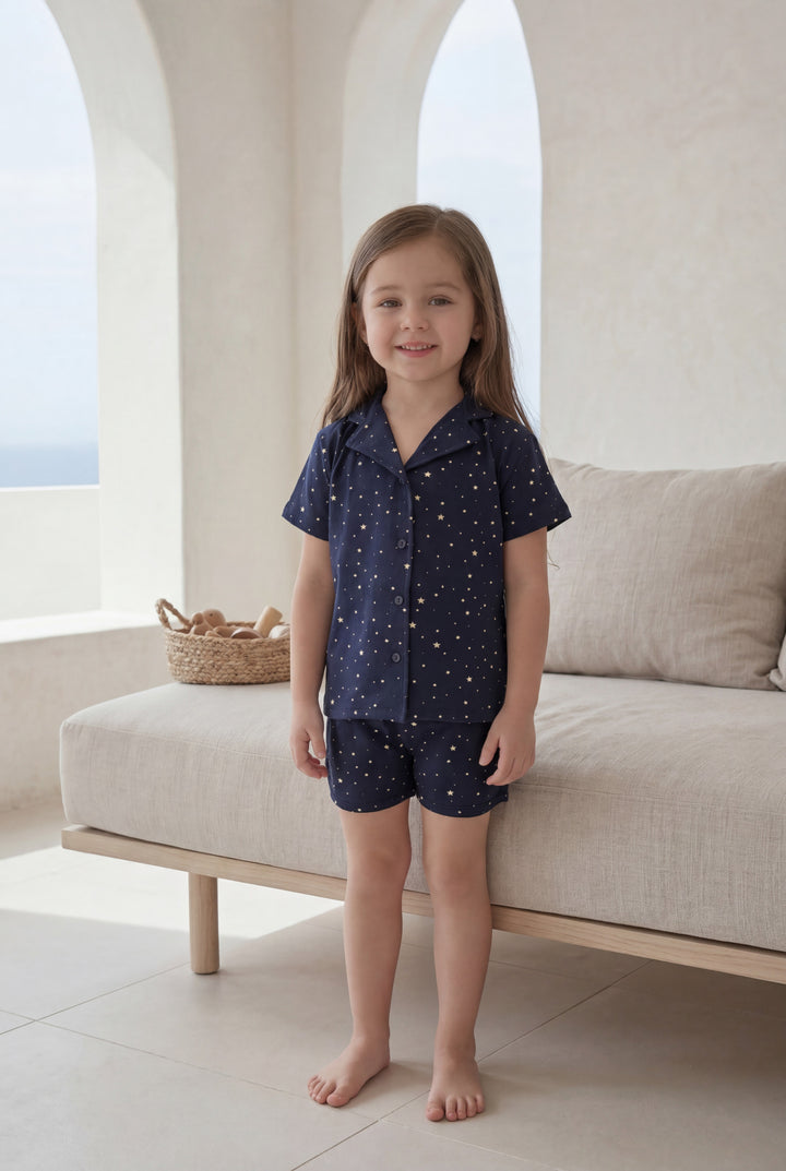Girls' Stars Pajama Shorts - Comfort and Style for Everyday
