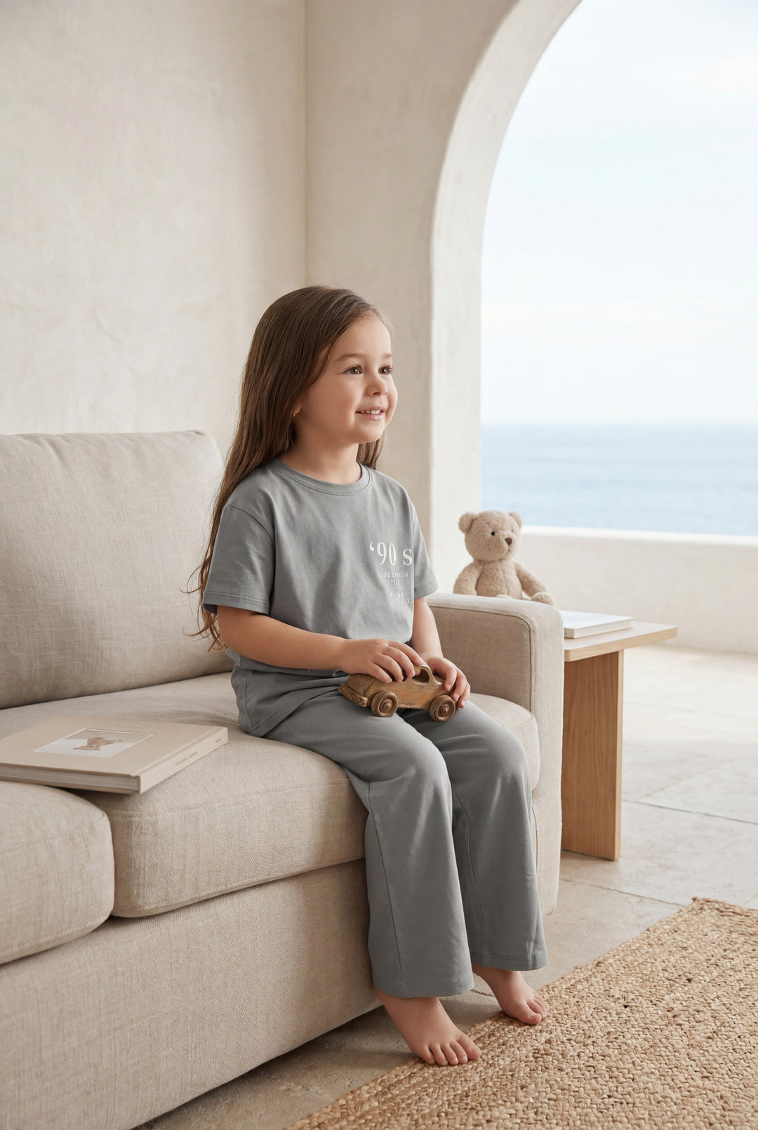 "90s" Girls' pajamas, half sleeves